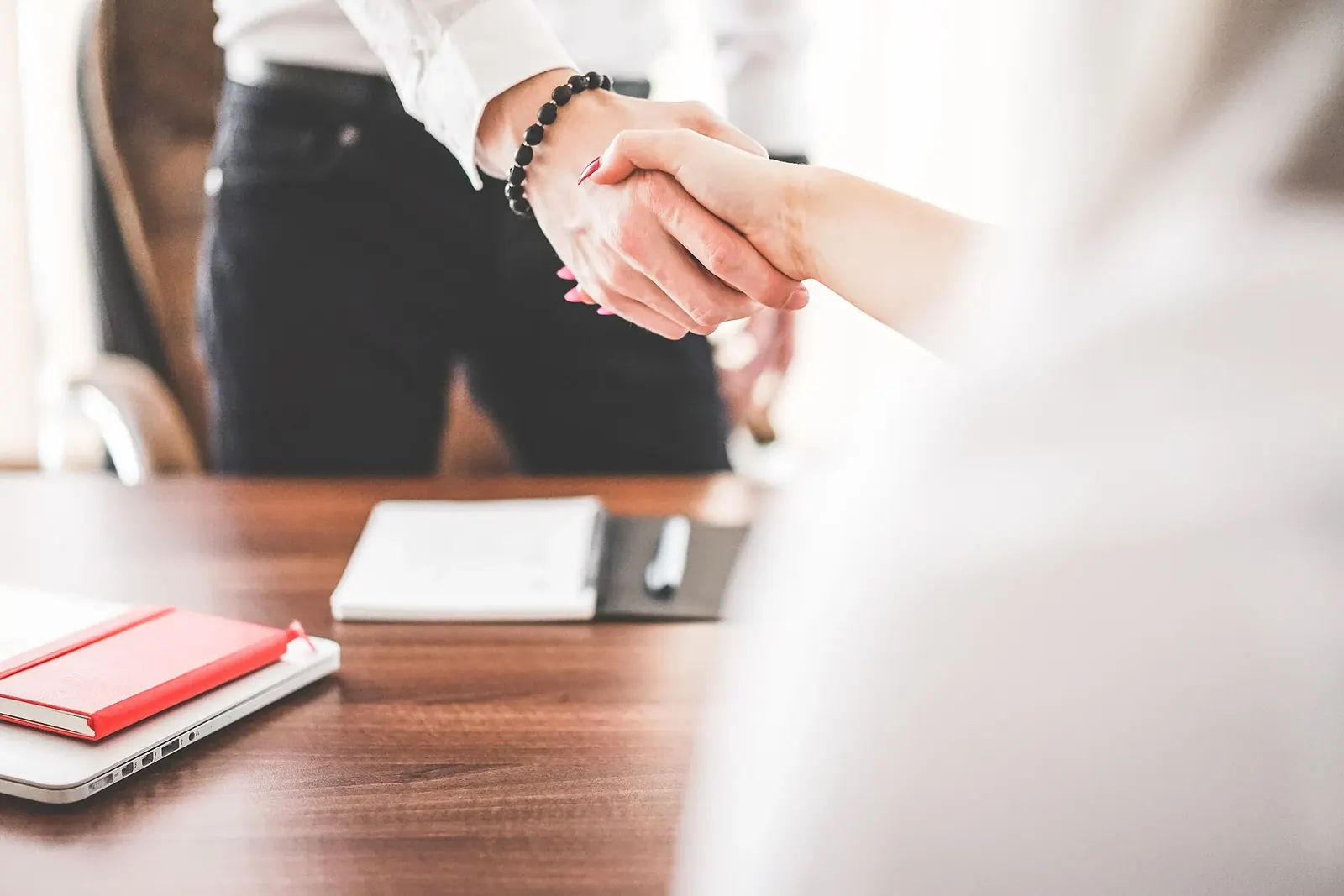 Smith & Co Accountants partners meeting with a client