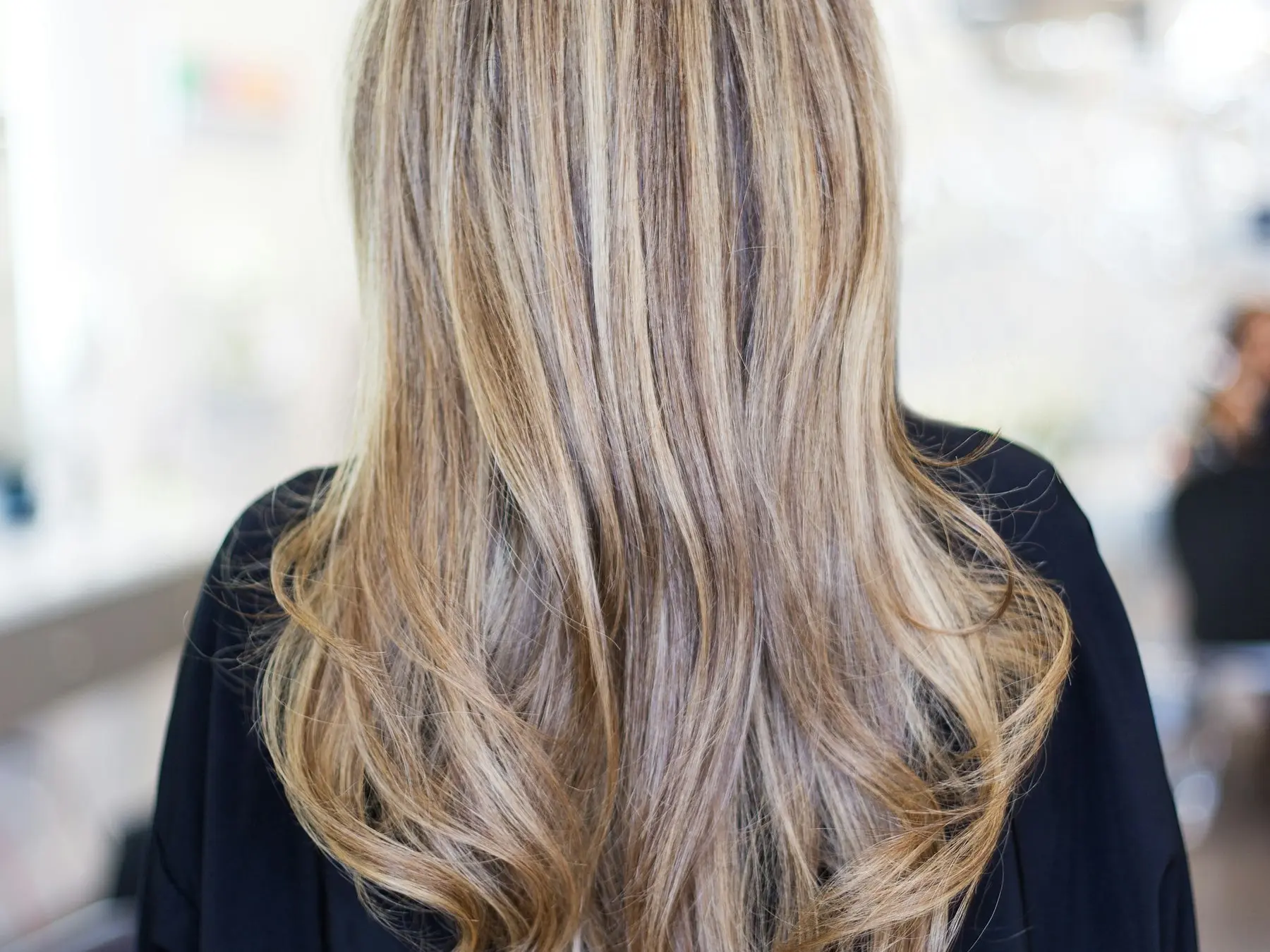 A balayage finish