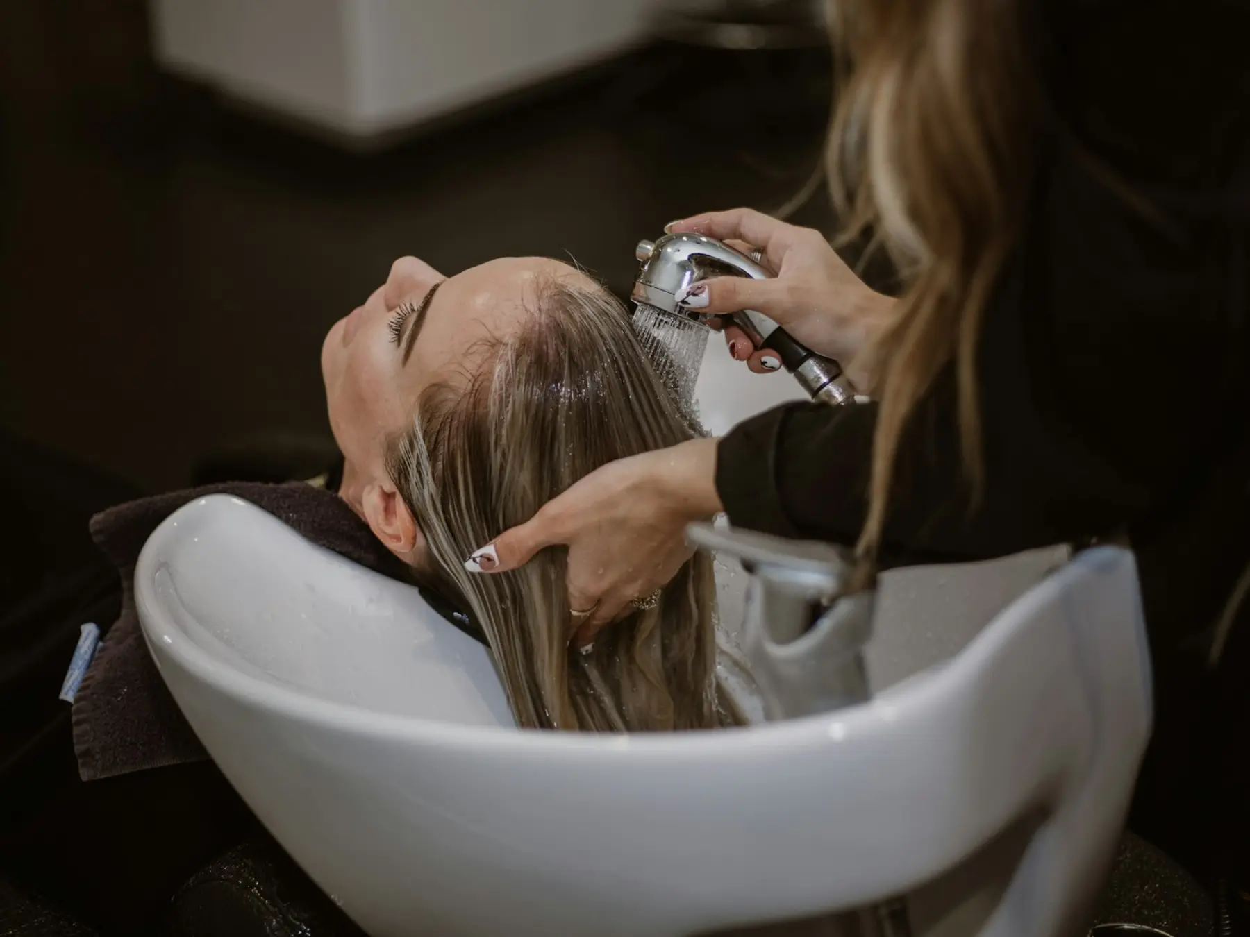 A style cut in progress
