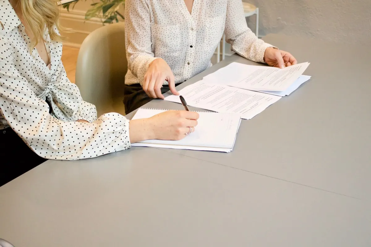 Signing documents with an adviser